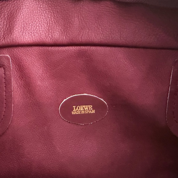 ✨ Loewe Vintage Wine Weekender Duffel Bag ✨ - Picture 15 of 16